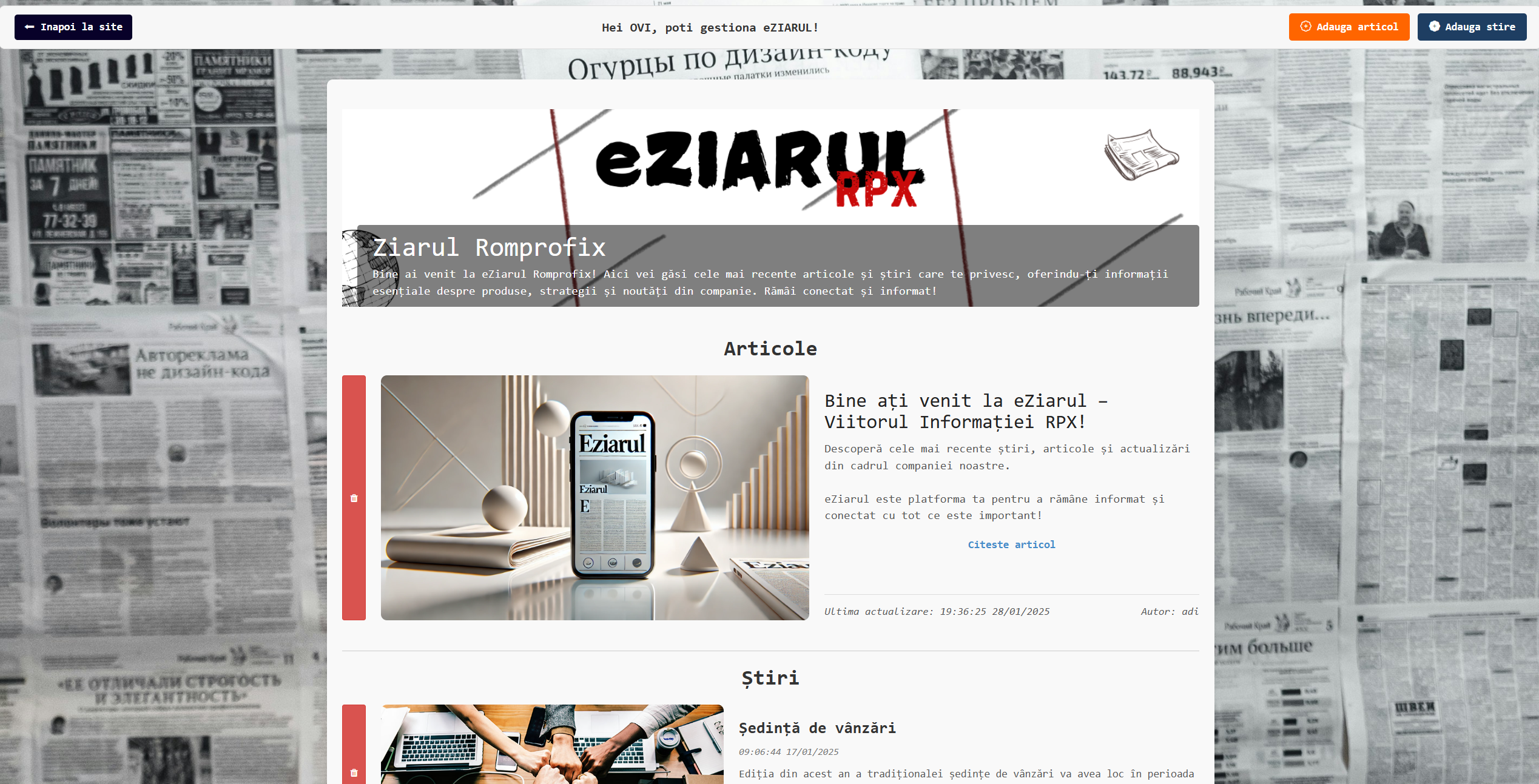 RPXN Sales Management System